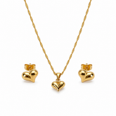 Abuda Dana Tiny Heart Gold Jewelry Set image 1