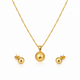 Abuda Talia Golden Dot Gold Jewelry Set image 1