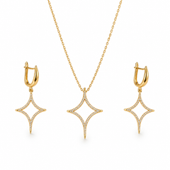 Abuda Samira Starburst Gold Jewelry Set image 1