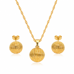 Abuda Nadira Lantern Coin Gold Jewelry Set image 1