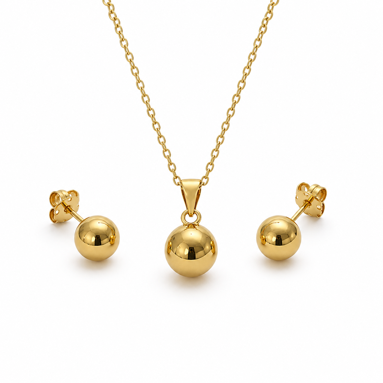 Abuda Amira Orb Blossom Gold Jewelry Set image 1