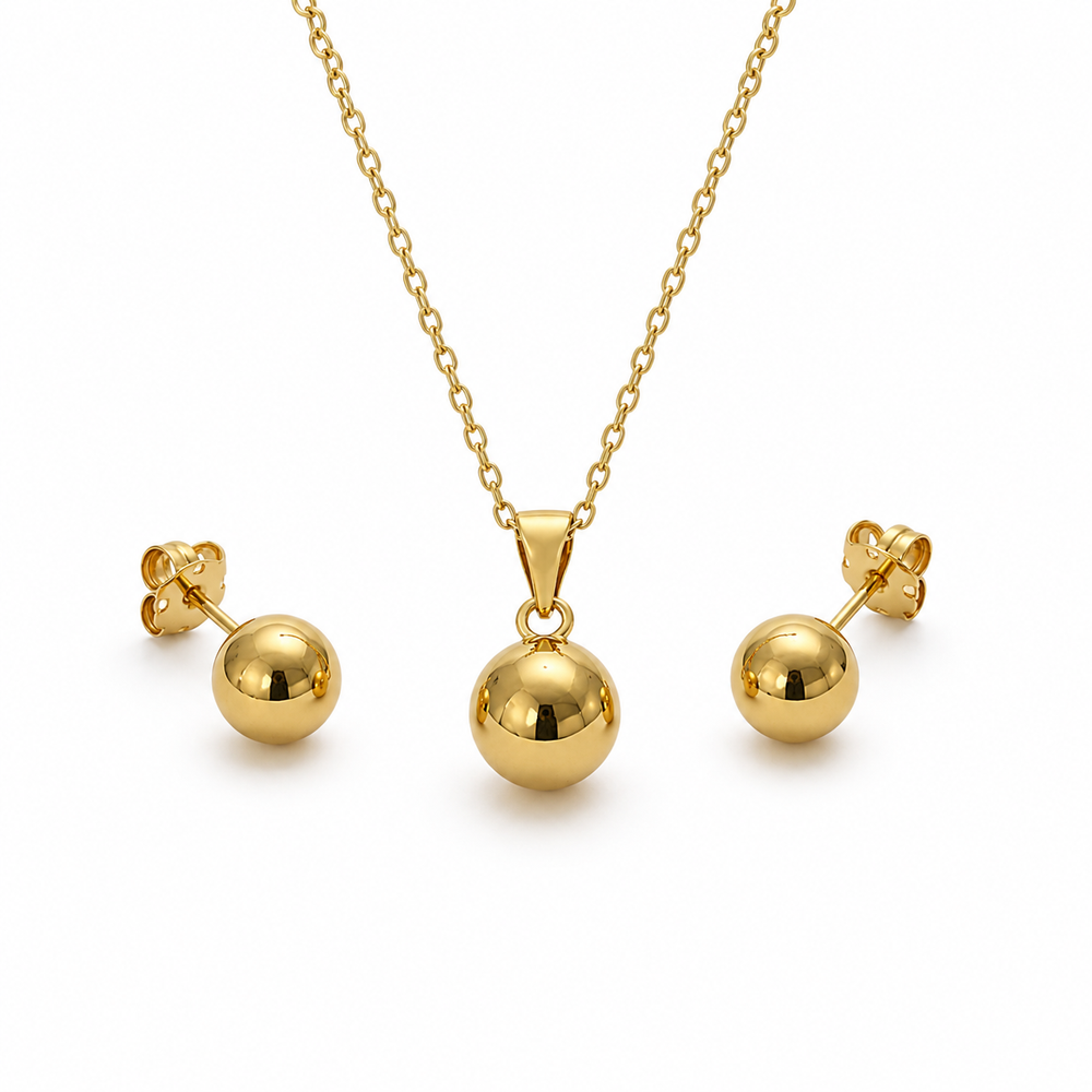 Abuda Amira Orb Blossom Gold Jewelry Set image 1