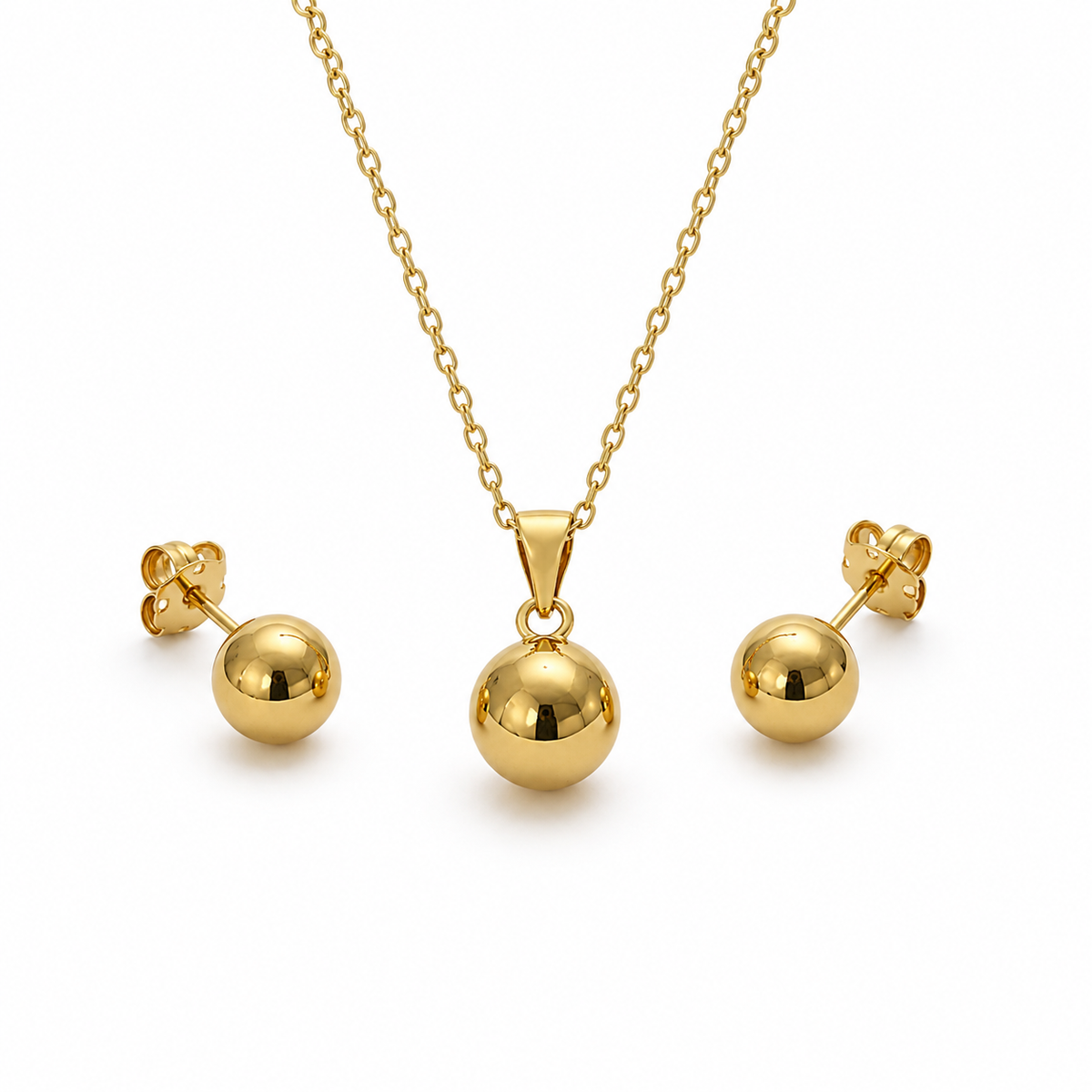 Abuda Amira Orb Blossom Gold Jewelry Set image 1