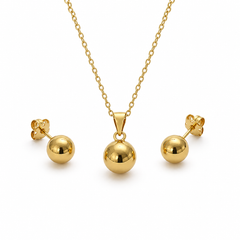 Abuda Amira Orb Blossom Gold Jewelry Set image 1
