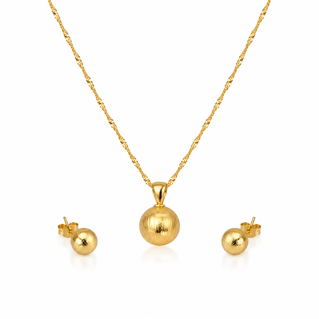 Abuda Talia Golden Dot Gold Jewelry Set image 1