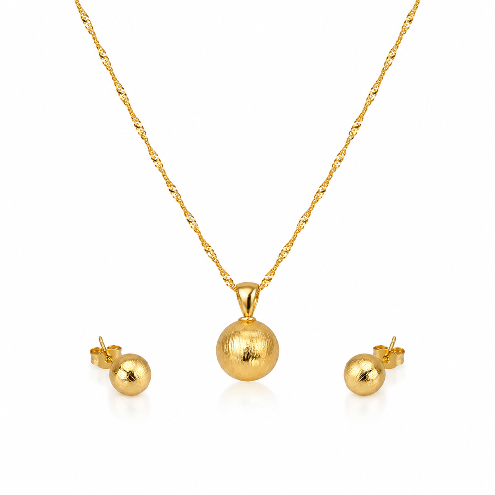 Abuda Talia Golden Dot Gold Jewelry Set image 1