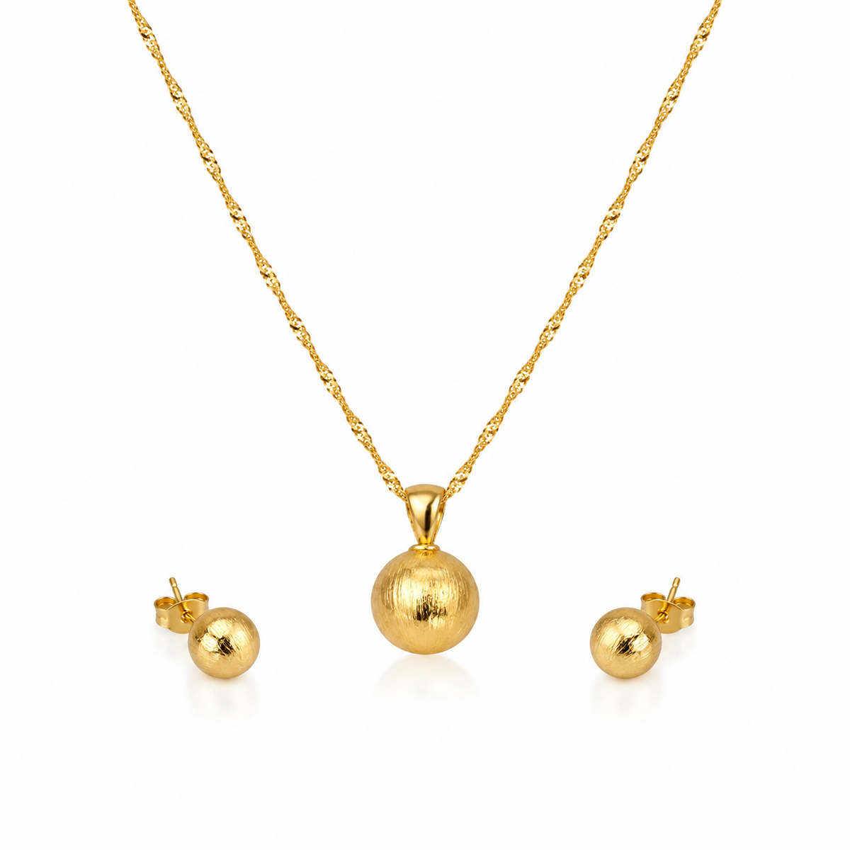 Abuda Talia Golden Dot Gold Jewelry Set image 1