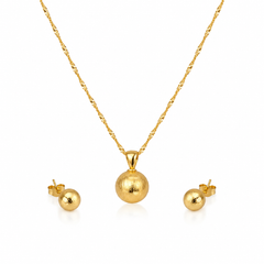 Abuda Talia Golden Dot Gold Jewelry Set image 1
