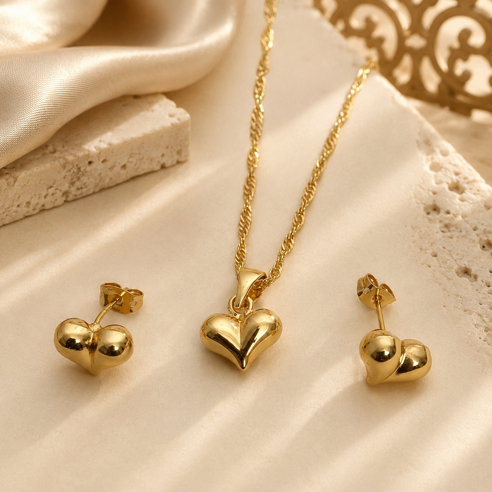 Abuda Huda Sweetheart Gold Jewelry Set image 2