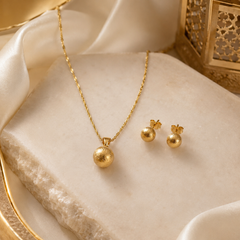 Abuda Talia Golden Dot Gold Jewelry Set image 2
