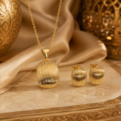 Abuda Marwa Lantern Capsule Gold Jewelry Set image 2