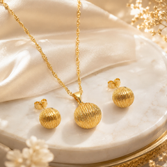 Abuda Nadira Lantern Coin Gold Jewelry Set image 2