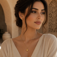Abuda Hessa Dome Bell Gold Jewelry Set image 3