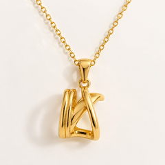 Abuda Farah Ribbon Arch Gold Jewelry Set image 4