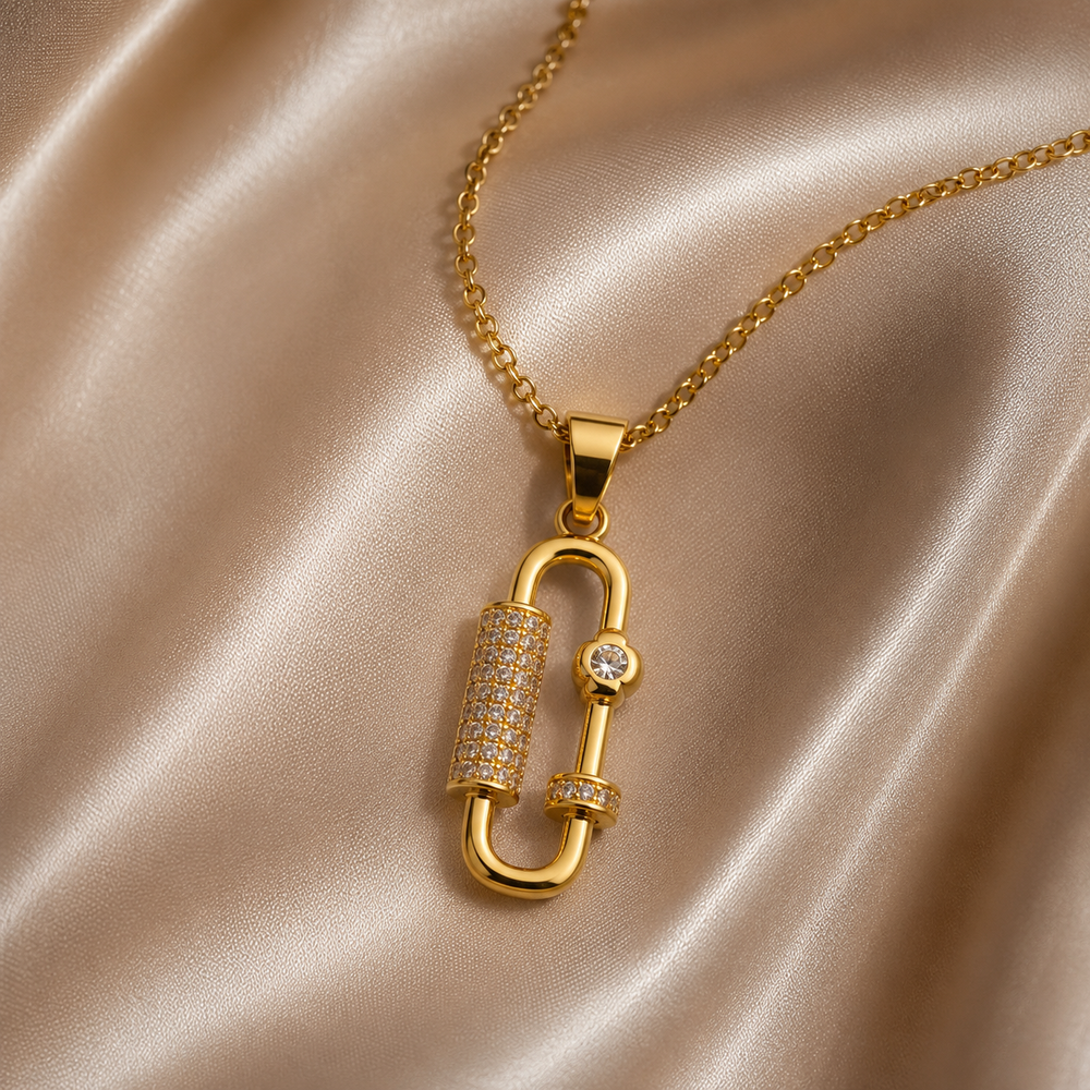 Abuda Samia Chain Drop Gold Jewelry Set image 4