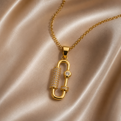 Abuda Samia Chain Drop Gold Jewelry Set image 4