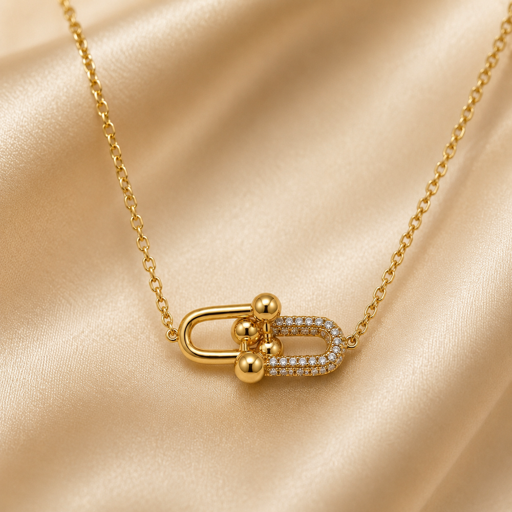 Abuda Noor Bar Link Gold Jewelry Set image 4