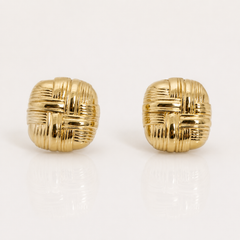 Abuda Nadia Woven Square Gold Jewelry Set image 4