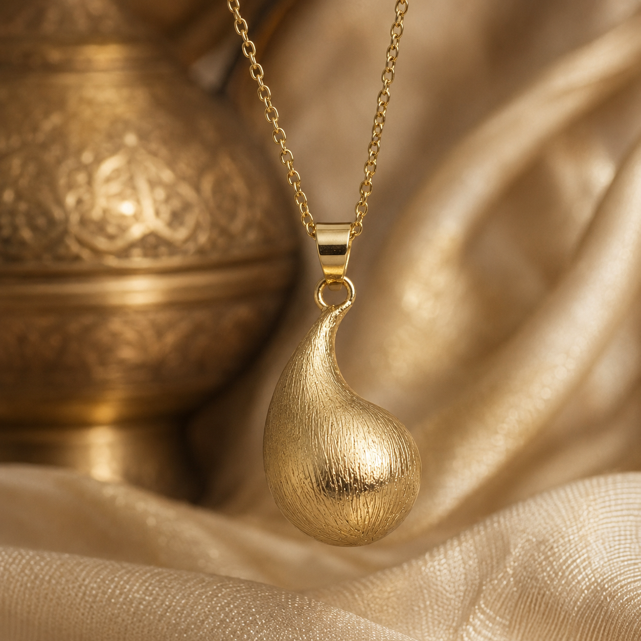 Abuda Ola Golden Tear Gold Jewelry Set image 4