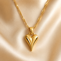 Abuda Yasmin V Heart Gold Jewelry Set image 4
