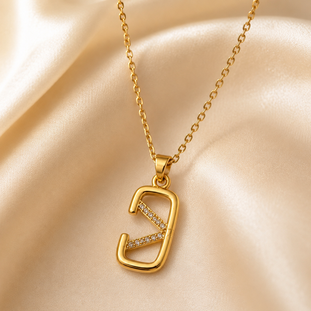 Abuda Safiya Geo Link Gold Jewelry Set image 4