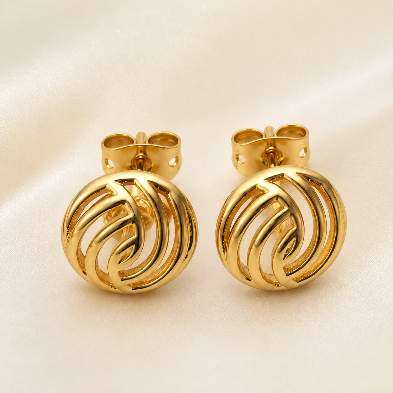 Abuda Noor Spiral Gold Jewelry Set image 5