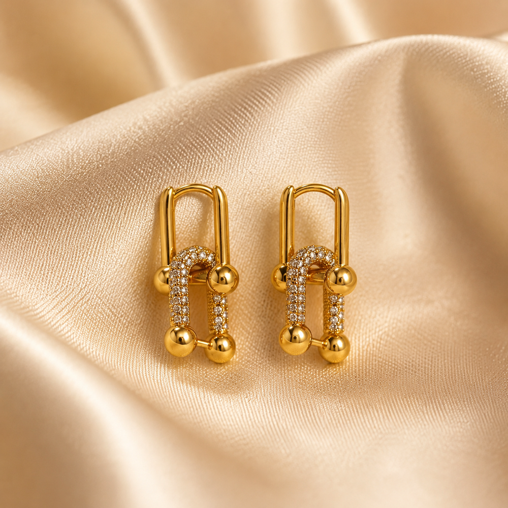 Abuda Noor Bar Link Gold Jewelry Set image 5