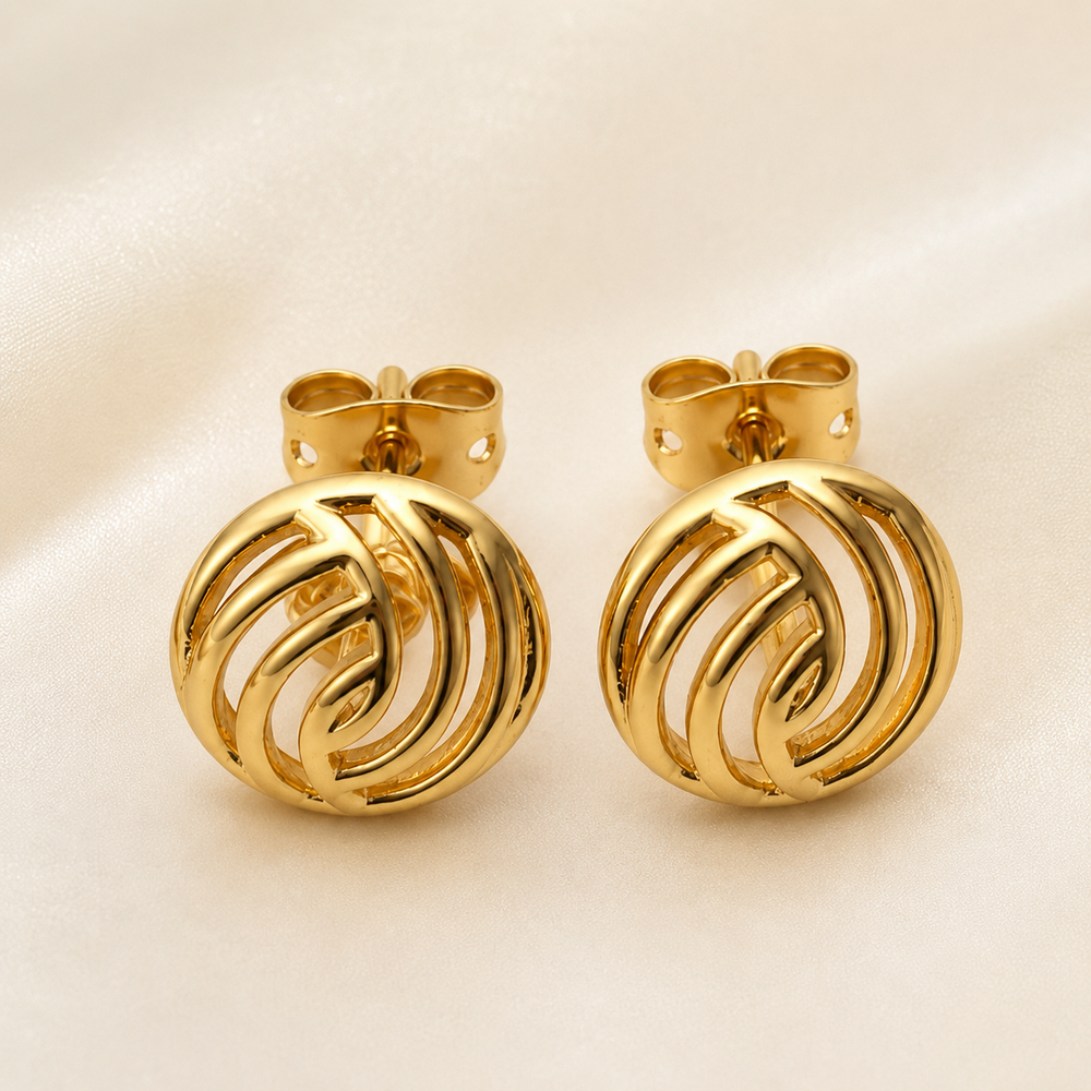Abuda Noor Spiral Gold Jewelry Set image 5