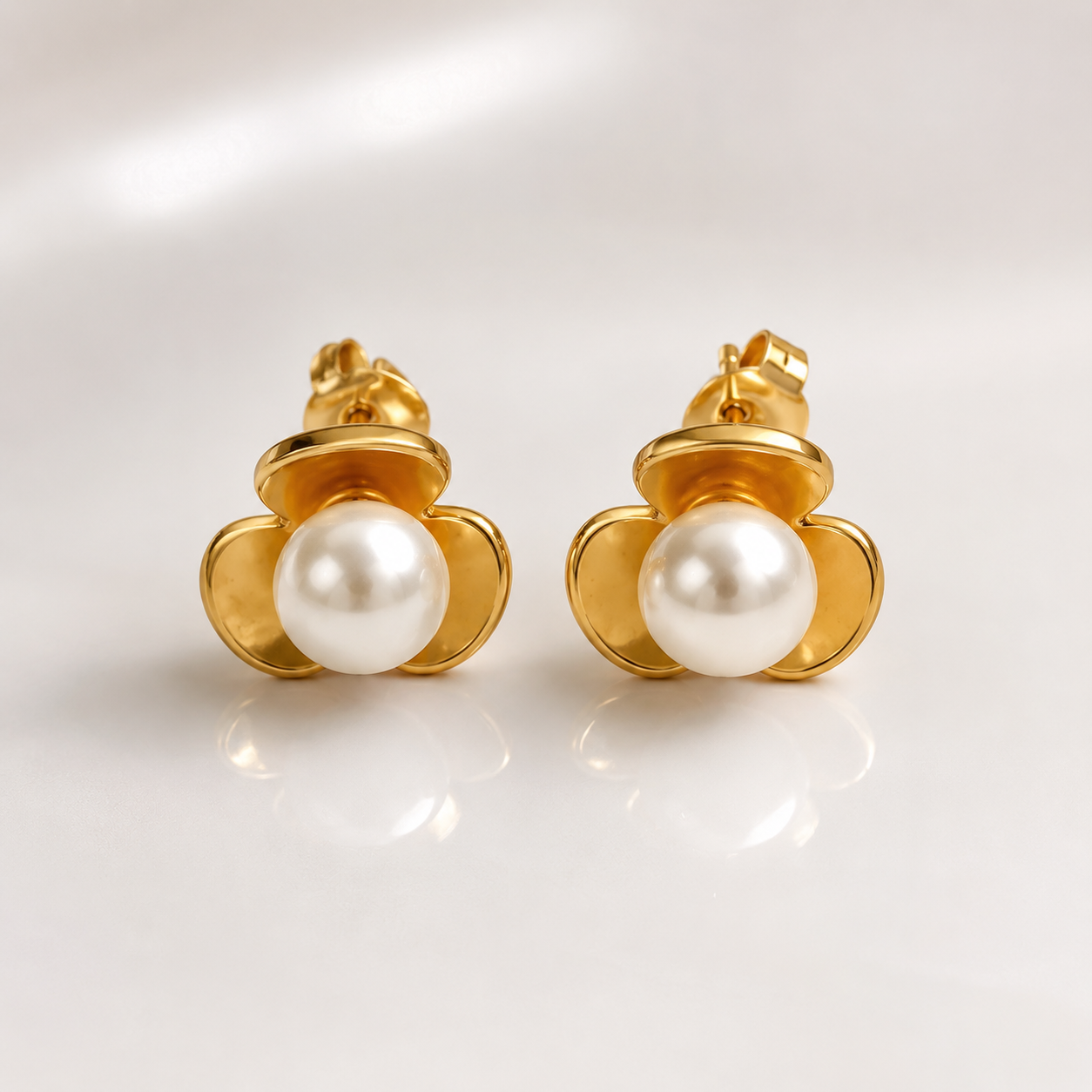 Abuda Hana Pearl Blossom Gold Jewelry Set image 5