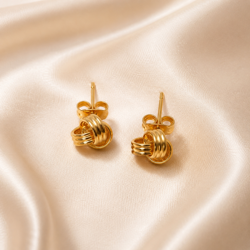 Abuda Basma Bow Bloom Gold Jewelry Set image 5