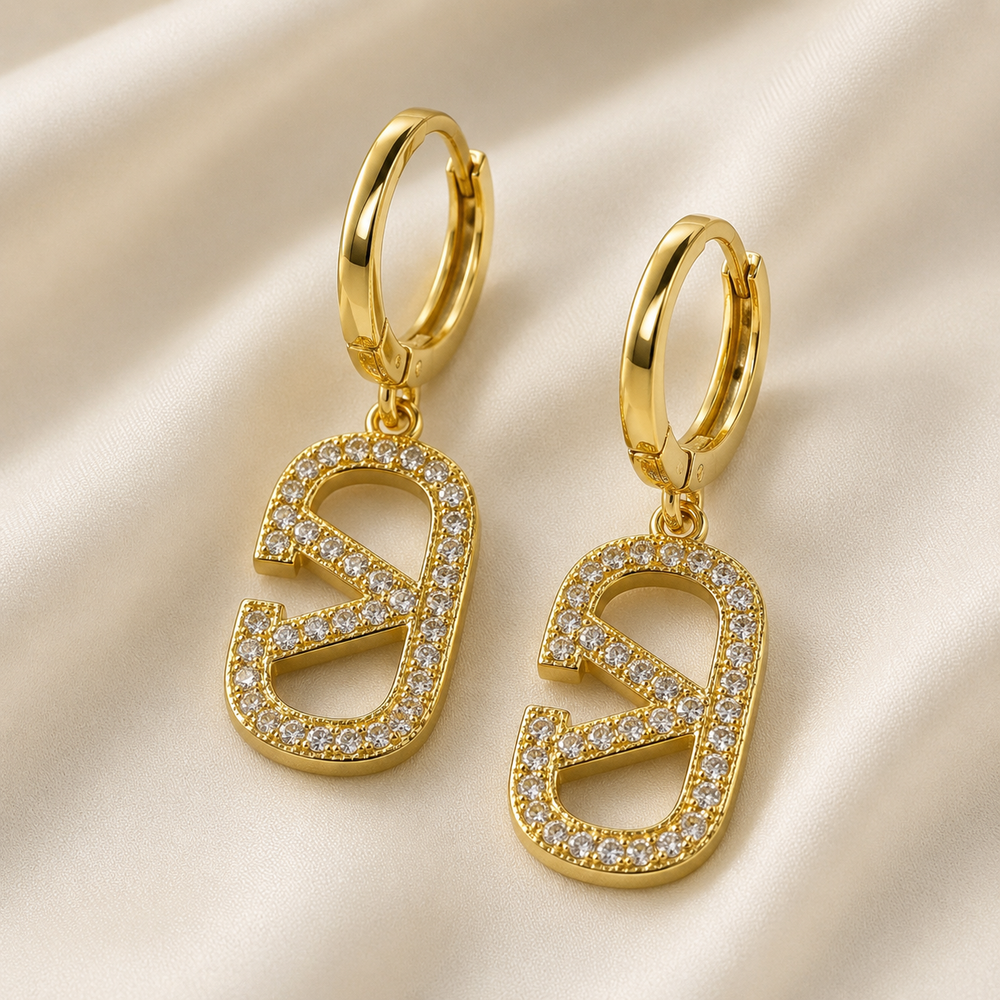 Abuda Dalia Maze Link Gold Jewelry Set image 5