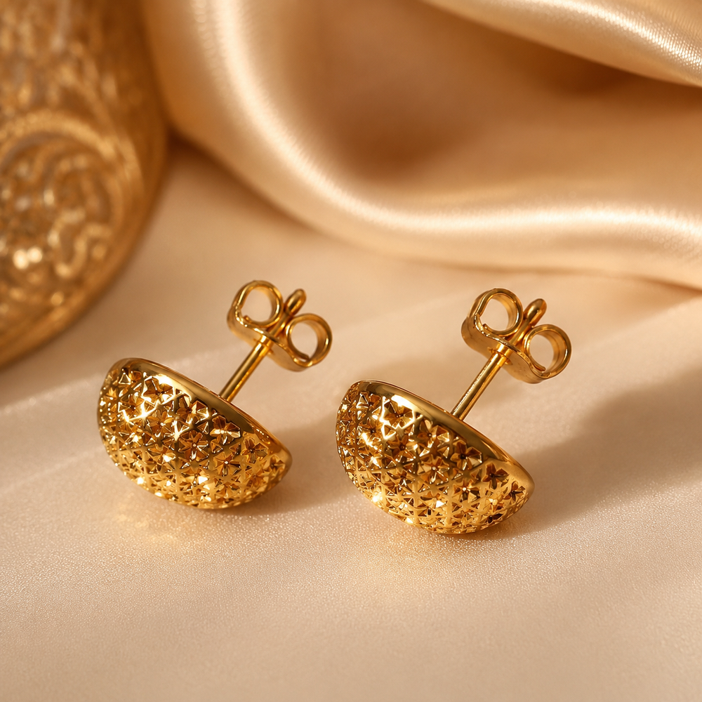 Abuda Malika Pave Teardrop Gold Jewelry Set image 5