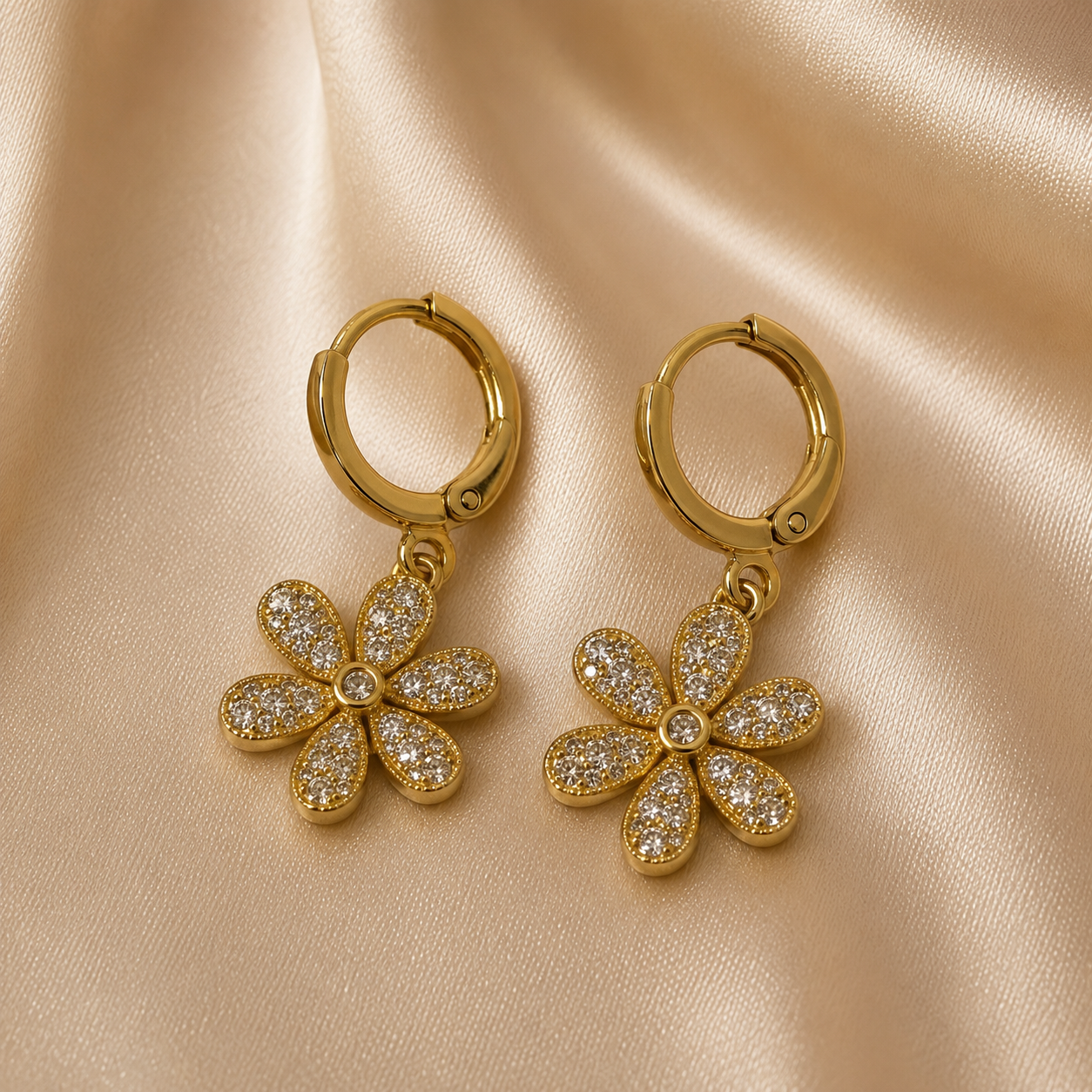 Abuda Yara Daisy Bloom Gold Jewelry Set image 5