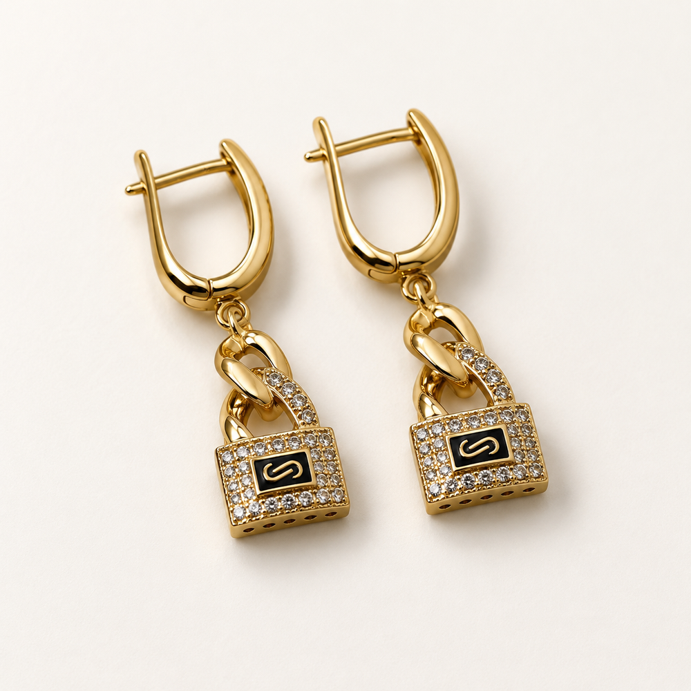 Abuda Salma Lock Charm Gold Jewelry Set image 5