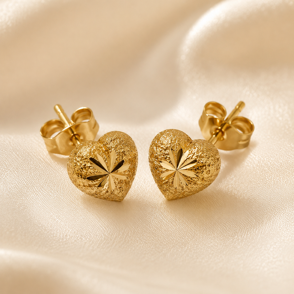 Abuda Zahra Heart Bloom Gold Jewelry Set image 5